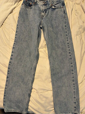 Levi's Low Pro Straight Jeans Blue Waist 26